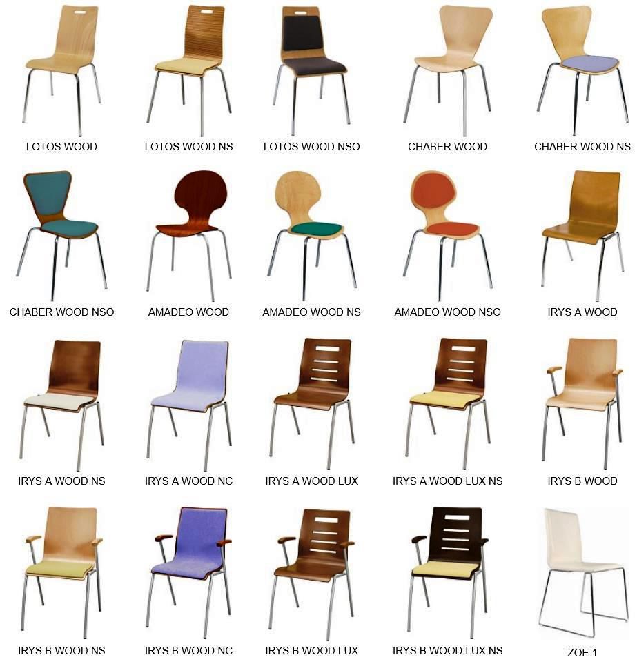 krzesła ze sklejki DS